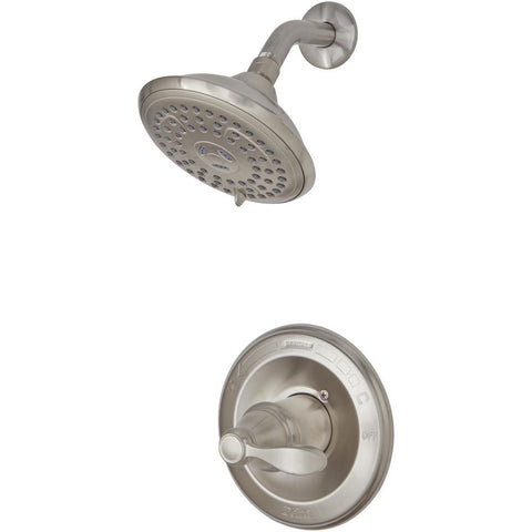 Porter Single-Handle 3-Spray Shower Faucet in Brushed Nickel (Valve Included)