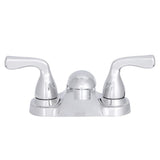 Foundations 4 in. Centerset 2-Handle Bathroom Faucet in Chrome
