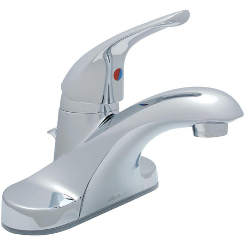 Foundations 4 in. Centerset Single-Handle Bathroom Faucet in Chrome
