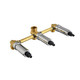 Aragon 3-Handle 1-Spray Tub and Shower Faucet in Chrome (Valve Included)