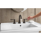 Worth 8 in. Widespread 2-Handle Bathroom Faucet in Oil-Rubbed Bronze