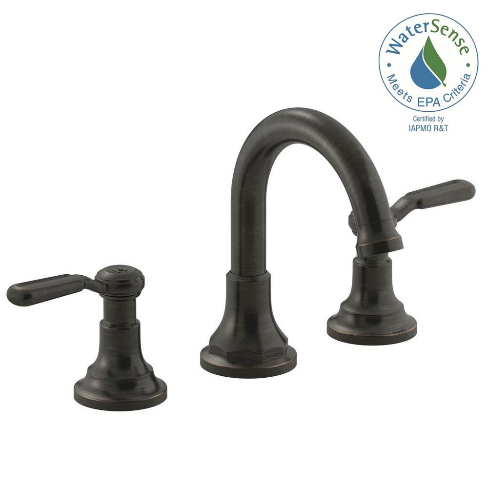 Worth 8 in. Widespread 2-Handle Bathroom Faucet in Oil-Rubbed Bronze