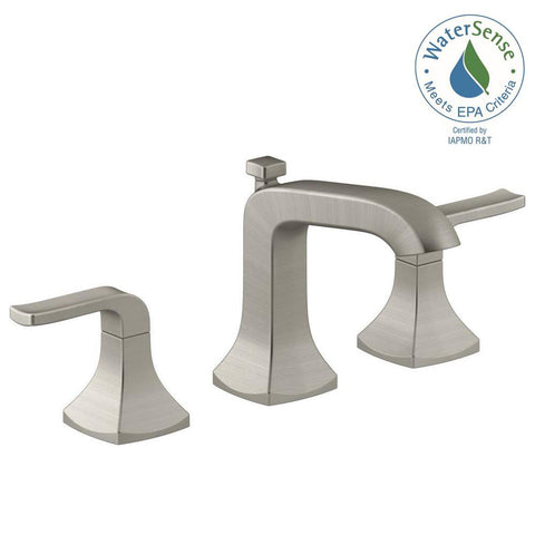 Rubicon 8 in. Widespread 2-Handle Bathroom Faucet in Vibrant Brushed Nickel